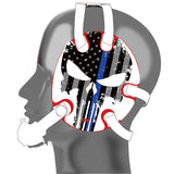 Wrestling earguard USA Flag Thin Blue Line Stickers