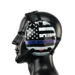 Wrestling Headgear Thin Blue Line American Flag Digital Printing Art