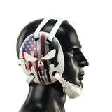 Wrestling head gear American Flag Thin Red Line Digital Printing Art