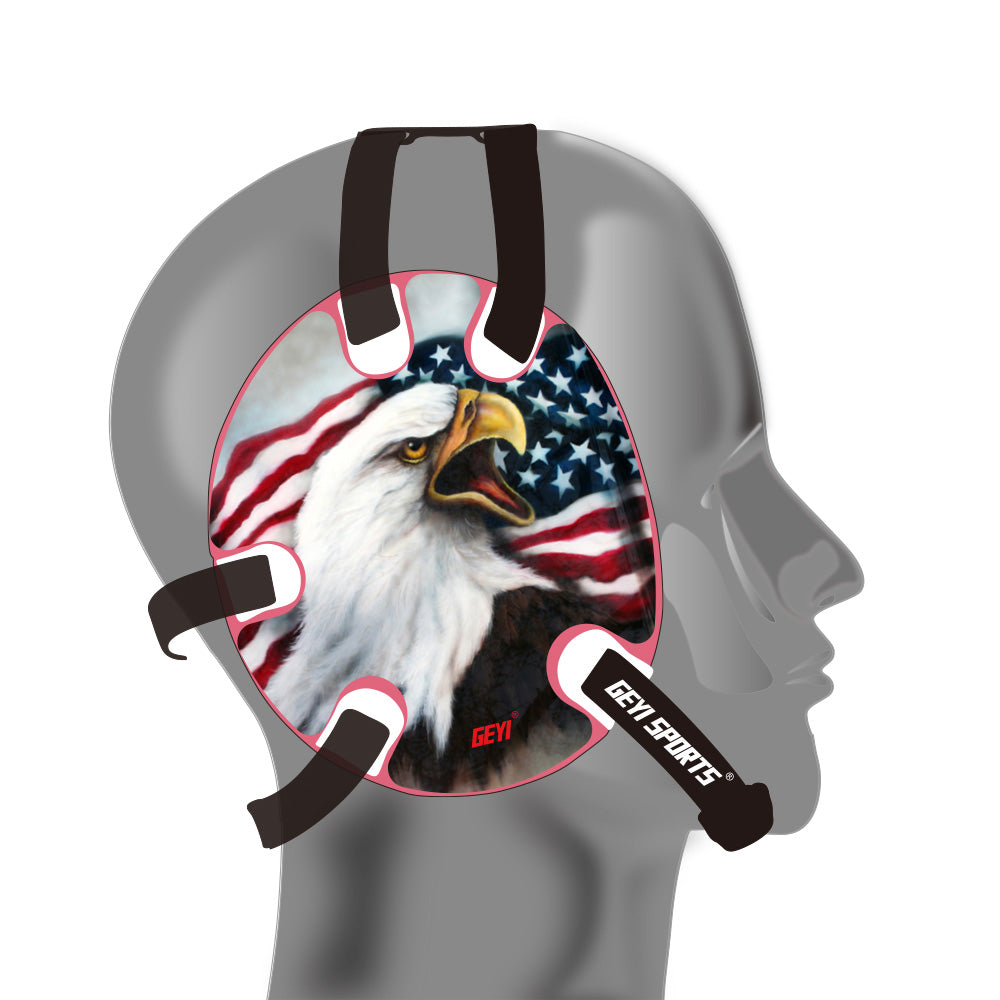 Geyi USA Bald Eagle Wrestling Headgear Decals