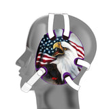 Geyi Wrestling Headgear with USA Bald Eagle Decals