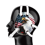 Geyi Wrestling Headgear with USA Bald Eagle Decals