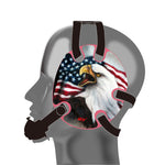 Geyi Wrestling Headgear with USA Bald Eagle Decals