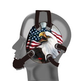 Geyi Wrestling Headgear with USA Bald Eagle Decals