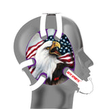 Geyi Wrestling Headgear with USA Bald Eagle Decals