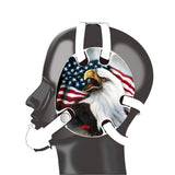 Geyi Wrestling Headgear with USA Bald Eagle Decals