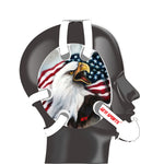 Geyi Wrestling Headgear with USA Bald Eagle Decals