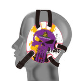 Wrestling Headgear with Do not Tread On Me Stickers Purple