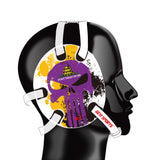 Wrestling Headgear with Do not Tread On Me Stickers Purple