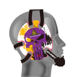 Wrestling Headgear with Do not Tread On Me Stickers Purple