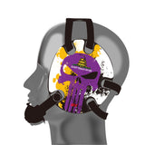 Wrestling Headgear with Do not Tread On Me Stickers Purple