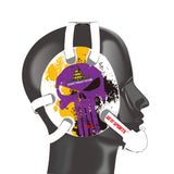 Wrestling Headgear with Do not Tread On Me Stickers Purple