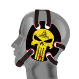 Wrestling Headgear with Do not Tread On Me Stickers Yellow