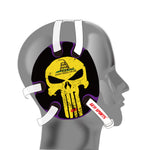 Wrestling Headgear with Do not Tread On Me Stickers Yellow