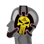 Wrestling Headgear with Do not Tread On Me Stickers Yellow