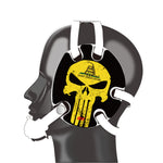 Wrestling Headgear with Do not Tread On Me Stickers Yellow