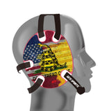 Wrestling Headgear with Do not Tread On Me Stickers