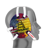 Wrestling Headgear with Do not Tread On Me Stickers