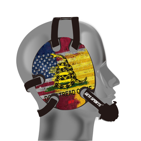 Wrestling Headgear with Do not Tread On Me Stickers
