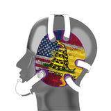 Wrestling Headgear with Do not Tread On Me Stickers