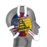 Wrestling Headgear with Do not Tread On Me Stickers