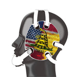 Wrestling Headgear with Do not Tread On Me Stickers