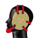 Geyi Wrestling Headgear with chin cup Gold