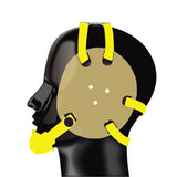 Geyi Wrestling Headgear with chin cup Gold