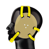 Geyi Wrestling Headgear with chin Pad Gold