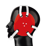 Geyi Wrestling Headgear with chin Pad Red