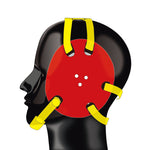 Geyi Wrestling Headgear with chin Pad Red