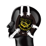 Wrestling earguad with IOWA USA wrestling stickers