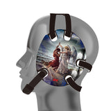 Wrestling headgear with Jacob Wrestled God delcas