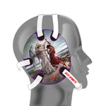 Wrestling headgear Jacob Wrestled God sticker