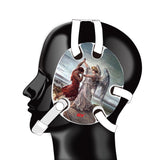 Wrestling headgear Jacob Wrestled God sticker