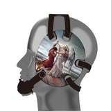 Wrestling headgear Jacob Wrestled God sticker