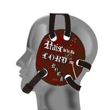 Wrestling headgear with Psalm 144 Headgear Red delcas