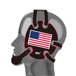 Wrestling Headgear USA Flag decals