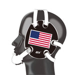 Wrestling Headgear USA Flag decals