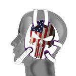 Wrestling Headgear American Flag Thin Red Line Stickers