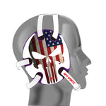 Wrestling Headgear American Flag Thin Red Line Stickers