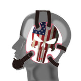 Wrestling Headgear American Flag Thin Red Line Stickers