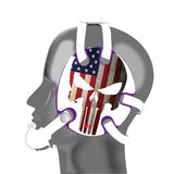 Wrestling Headgear American Flag Thin Red Line Stickers