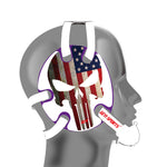 Wrestling Headgear American Flag Thin Red Line Stickers