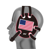 Wrestling Headgear USA Flag decals