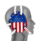 Wrestling Headgar with USA Flag Mix Wraps