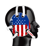 Wrestling Headgar with USA Flag Mix Wraps