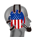 Wrestling Headgar with USA Flag Mix Wraps