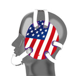 Wrestling Headgar with USA Flag Mix Wraps