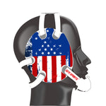 Wrestling Headgar with USA Flag Mix Wraps